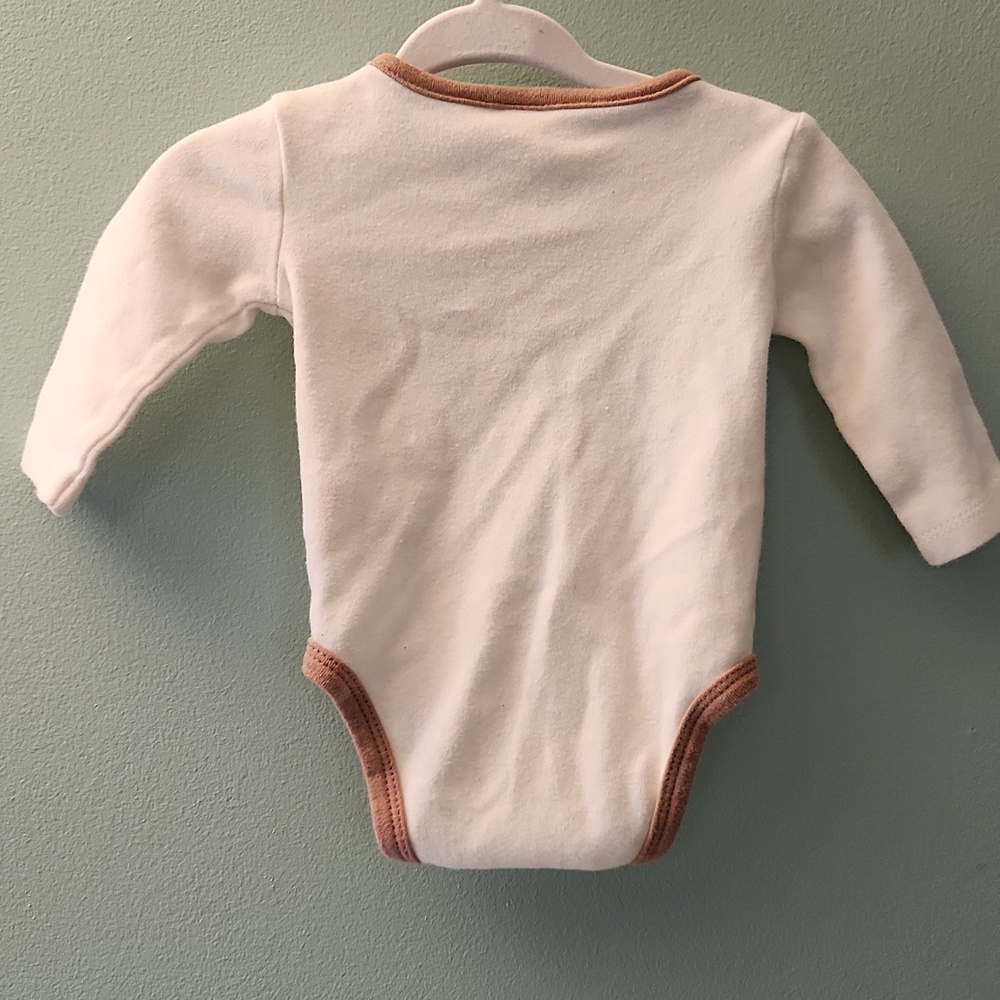 Chickpea Original Cow Print 2 Piece Long Sleeve Bodysuit Set - Picture 7 of 16
